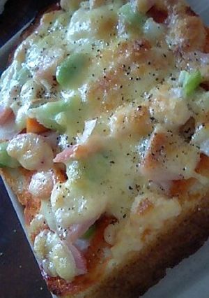 枝豆のピザパン☆-レシピのメイン写真