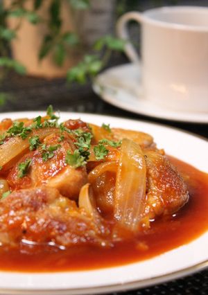 美味*鶏もも肉のバーベキューソース煮込み-レシピのメイン写真