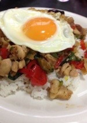男の料理！！ガパオライス風-レシピのメイン写真