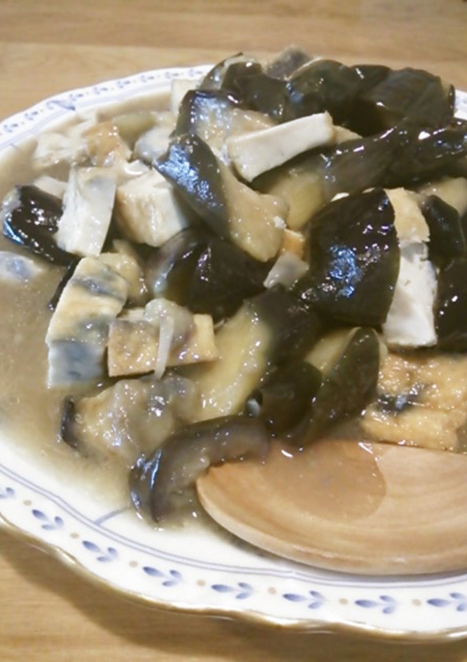 茄子と厚揚げの中華風おかず-レシピのメイン写真