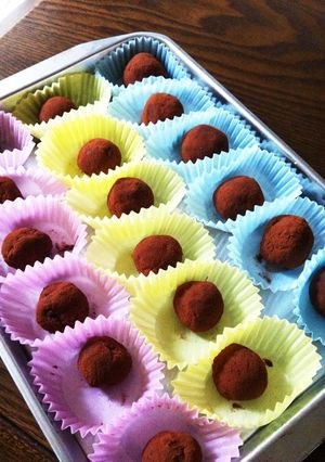 湯煎なし簡単豆腐トリュフ-レシピのメイン写真