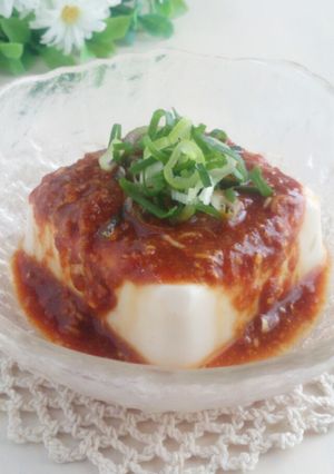 すぐ出来てうま辛♪♪韓国風冷奴-レシピのメイン写真