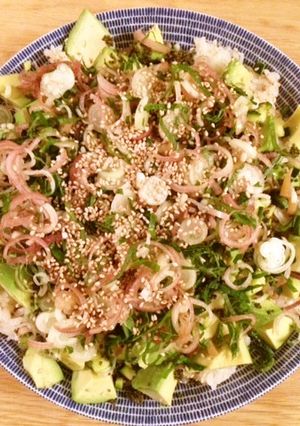 さっぱり。アボカドと薬味のちらし寿司-レシピのメイン写真