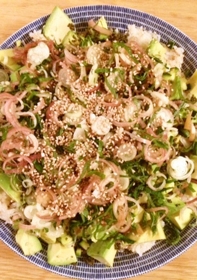 さっぱり。アボカドと薬味のちらし寿司-レシピのメイン写真
