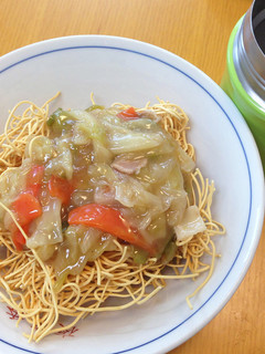 フードコンテナでアツアツ皿うどん弁当-レシピのメイン写真