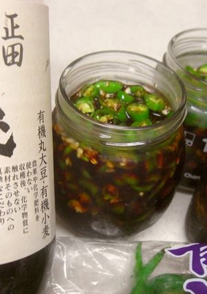 青とんがらしの醤油漬け～-レシピのメイン写真