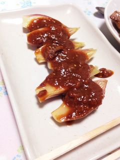 シャキシャキミョウガの味噌焼き-レシピのメイン写真