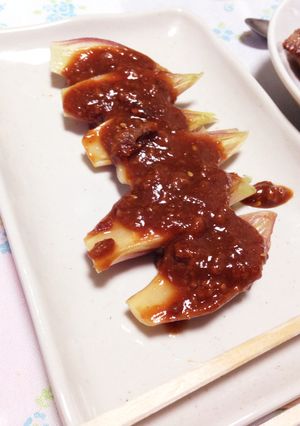 シャキシャキミョウガの味噌焼き-レシピのメイン写真