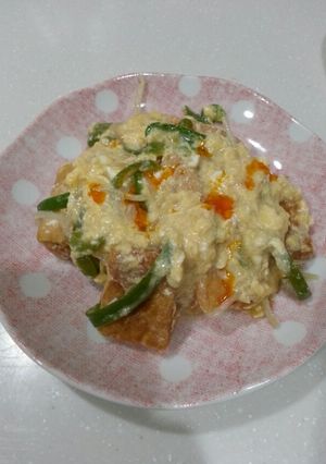 酸っぱ辛い☆厚揚げの酸辣炒め-レシピのメイン写真