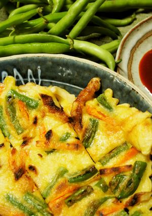 インゲンを味わう♪チヂミ-レシピのメイン写真