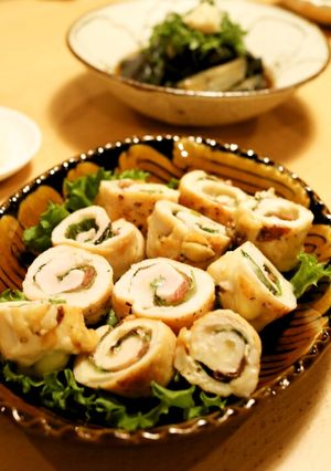 おつまみやお弁当に☆ささみ梅チーズ巻-レシピのメイン写真