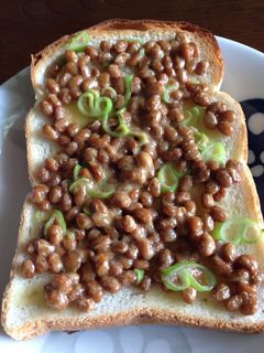 納豆トースト-レシピのメイン写真