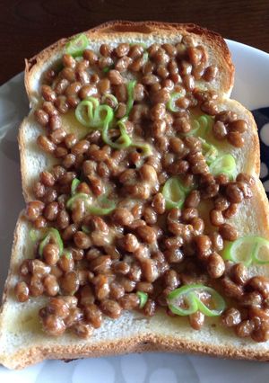 納豆トースト-レシピのメイン写真