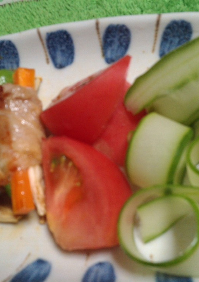 豚肉のえのきと緑黄色野菜巻き-レシピのメイン写真