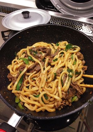 コストコプルコギ焼きうどん-レシピのメイン写真