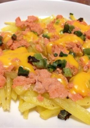 じゃがいもめんたいこ焼き-レシピのメイン写真