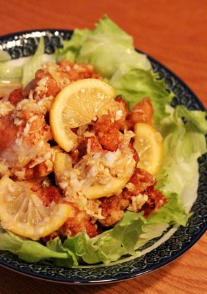 塩レモンソースDEジューシー鶏のから揚げ-レシピのメイン写真