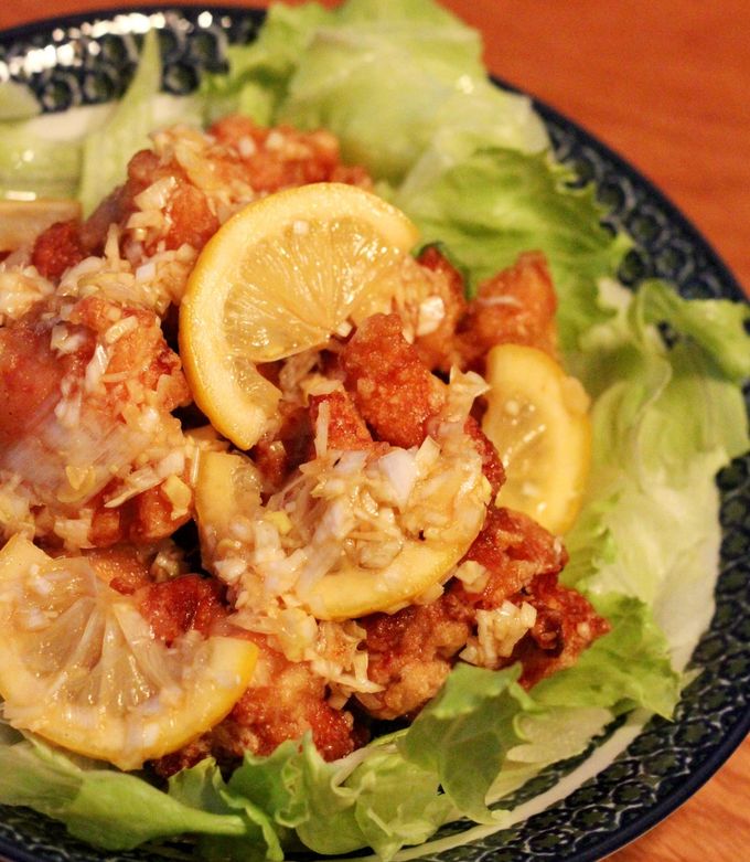 塩レモンソースDEジューシー鶏のから揚げ-レシピのメイン写真