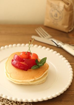 炭酸水でフレーバーパンケーキ-レシピのメイン写真