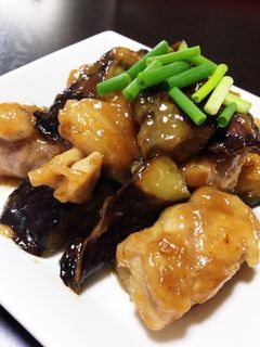 茄子と鶏肉の甘酢炒め-レシピのメイン写真