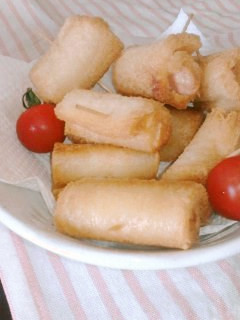 簡単、魚肉ソーセージの揚げパン-レシピのメイン写真