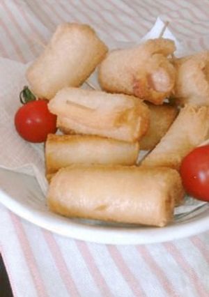簡単、魚肉ソーセージの揚げパン-レシピのメイン写真