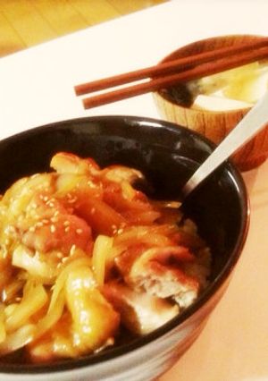 照り焼き丼-レシピのメイン写真