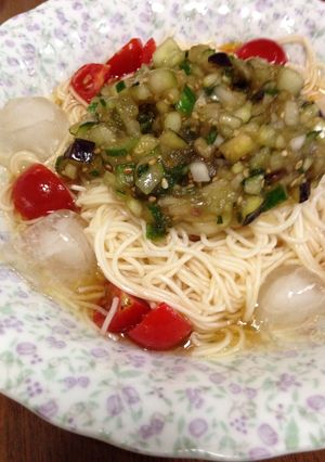 山形のだし風♡ぶっかけ素麺-レシピのメイン写真