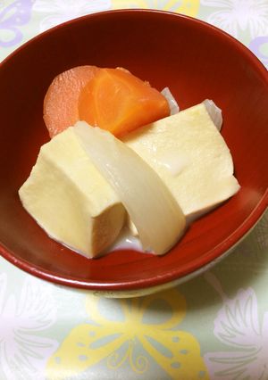豆乳の体にやさしい高野豆腐煮-レシピのメイン写真
