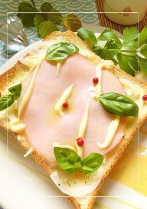新玉ｼｬｷ²　ハムチーズトースト-レシピのメイン写真