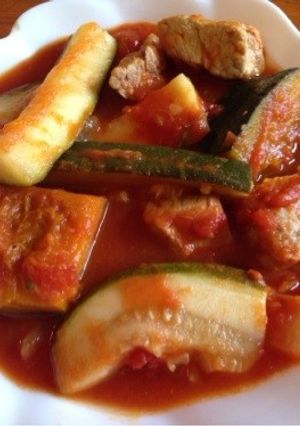 ズッキーニとかぼちゃの煮物ラタトゥイユ-レシピのメイン写真