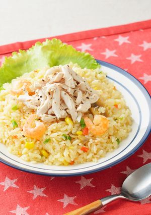 蒸し鶏のせピラ-レシピのメイン写真