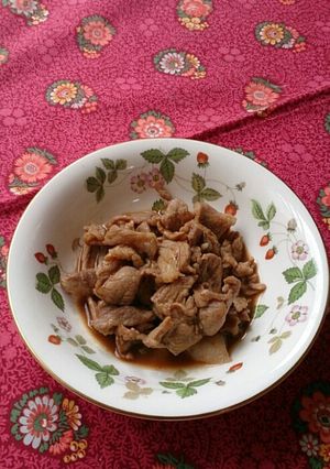 豚こまのソース煮-レシピのメイン写真