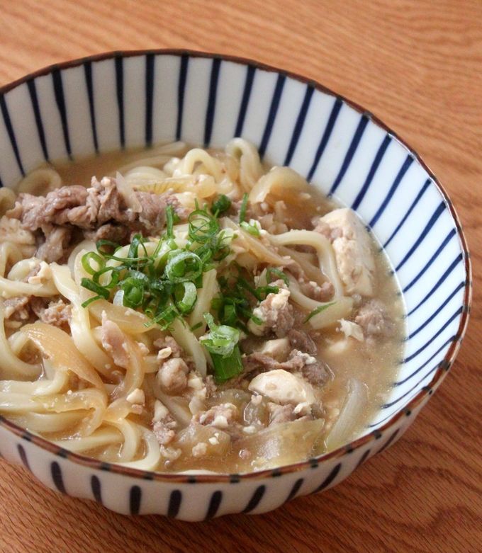 肉豆腐のリメイク！肉うどん-レシピのメイン写真