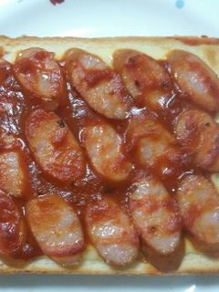 トーストピザ-レシピのメイン写真