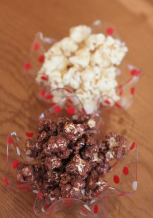 夏チョコ♪ポップチョコーン（ミルク）-レシピのメイン写真