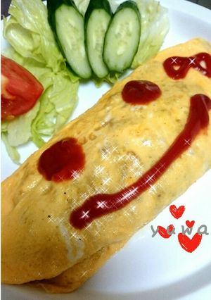 ひき肉と野菜の具沢山オムレツ☆-レシピのメイン写真