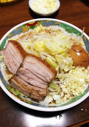 二郎系豚骨醤油ラーメン-レシピのメイン写真