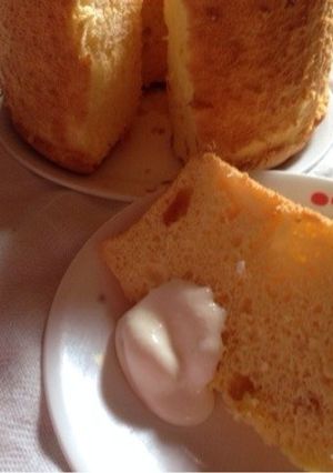 夏ミカンのシフォンケーキ20センチ-レシピのメイン写真