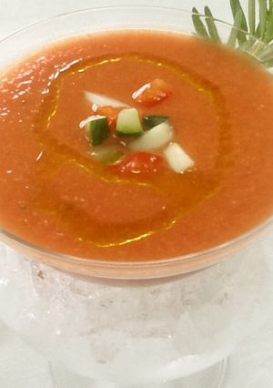 夏野菜の冷たいスープ☆ガスパチョ-レシピのメイン写真