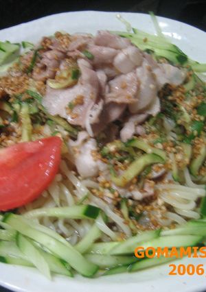 ゴマ味噌で美味しい豚シャブ麺！！-レシピのメイン写真