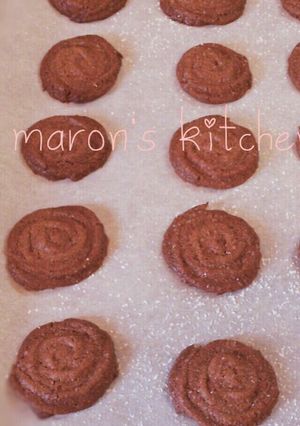 小麦粉不使用♡焼きチョコクッキー-レシピのメイン写真