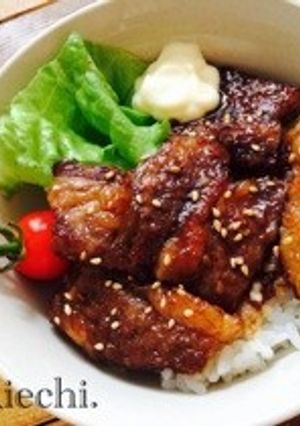 焼肉のタレ＋1でマンネリバイバイ＊焼肉丼-レシピのメイン写真