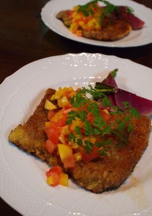 牛カツレツ・トマトのフレッシュソース-レシピのメイン写真