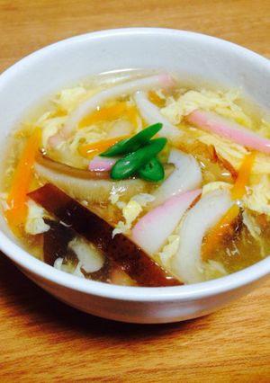 超簡単♪♪彩りかきたま汁-レシピのメイン写真