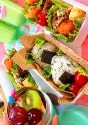 お弁当 盛り付け-レシピのメイン写真