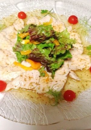 yin yang チキンのカルパッチョ-レシピのメイン写真