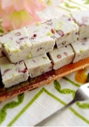 枝豆と小豆のココナッツミルクケーキ-レシピのメイン写真