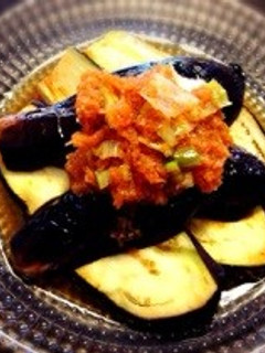 我が家の定番!ポン酢ソースで焼きナス。-レシピのメイン写真