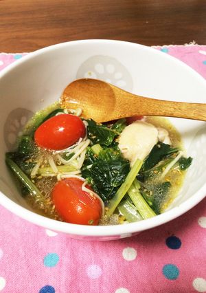 美肌コラーゲンたっぷりスープ-レシピのメイン写真